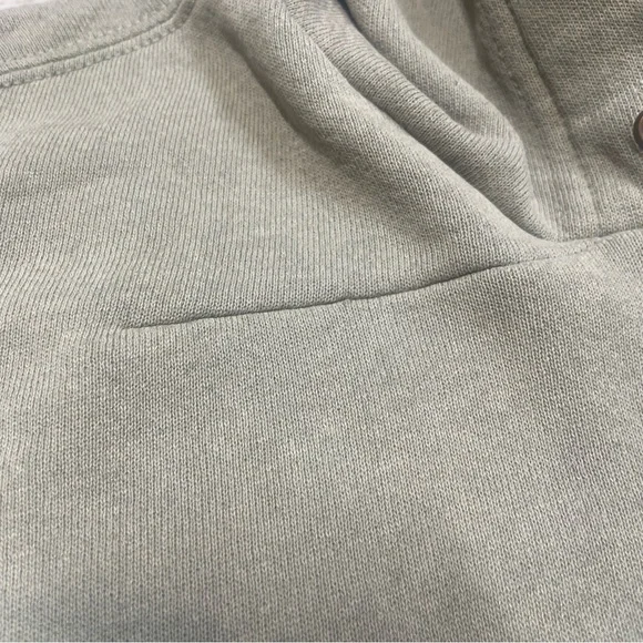 Vintage 90’s Nike center Swoosh RARE Sage Green colour way Pullover hoodie sz L - Picture 6 of 14